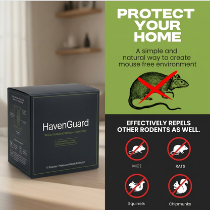 HavenGuard Natural Rodent Repellent Pouches™